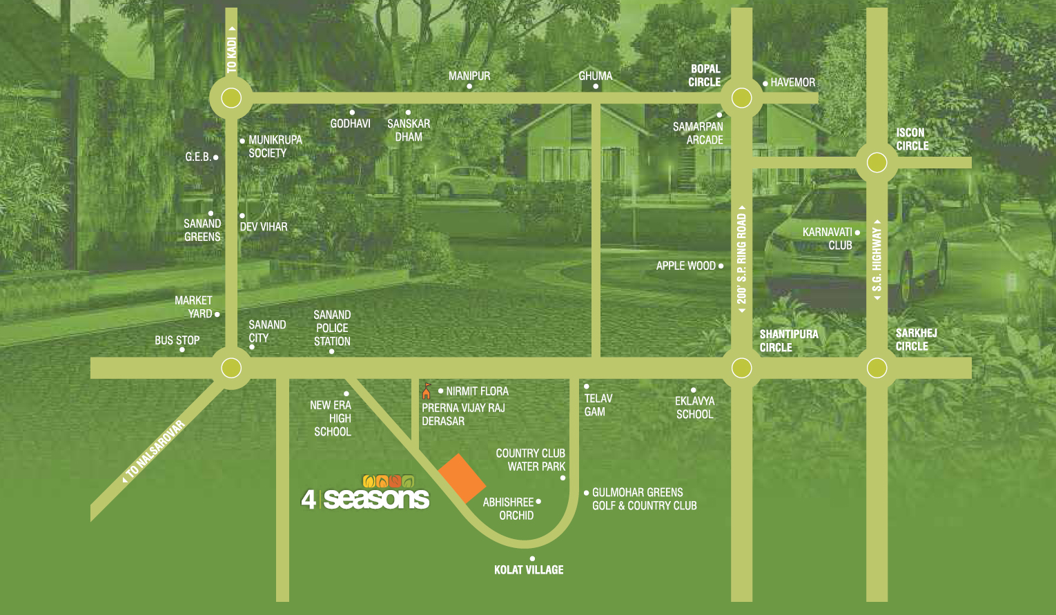 location of 4 seasons at kolat