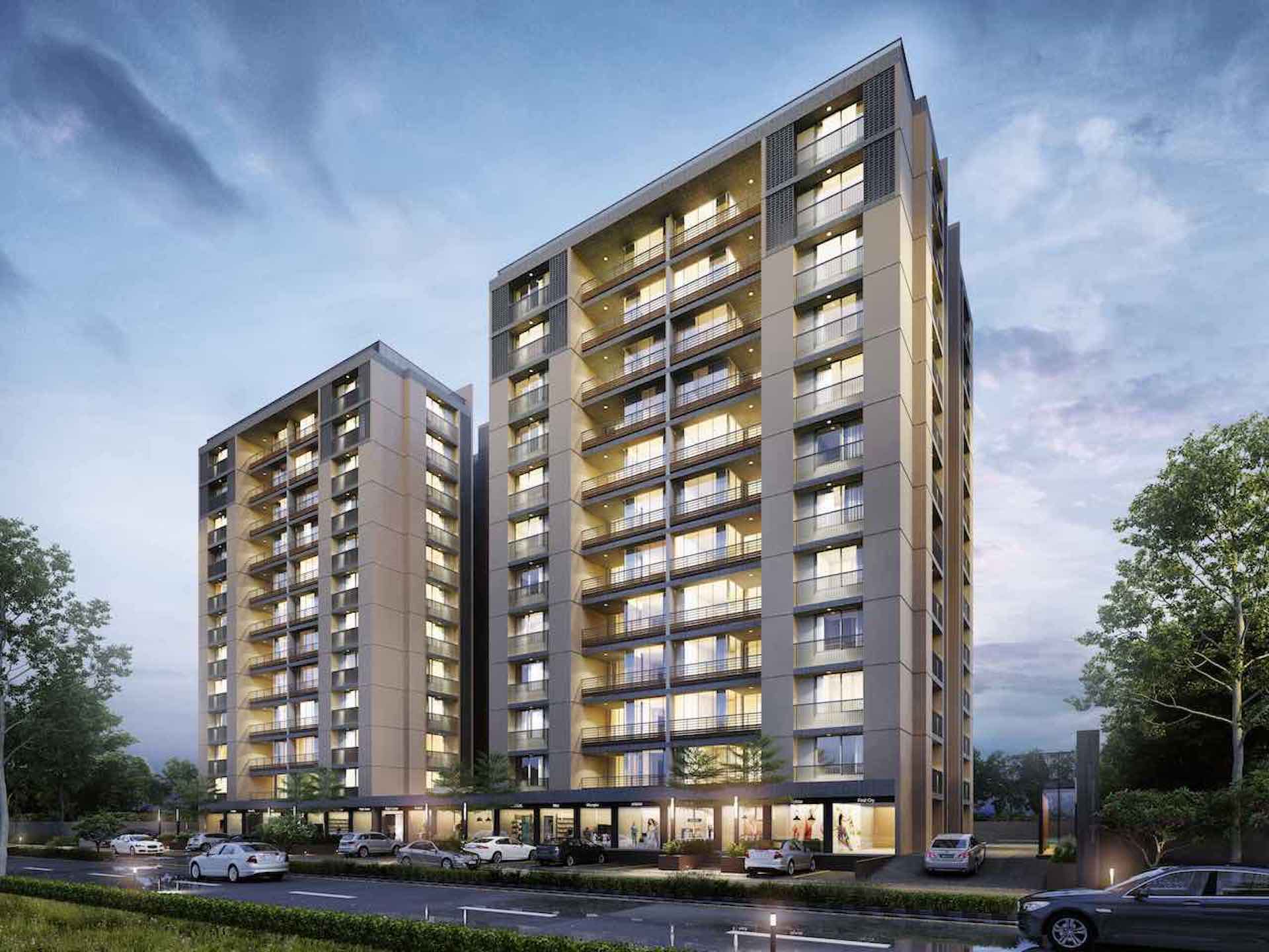 3 bhk Residential Apartment of Ganesh Emerald at Jagatpur