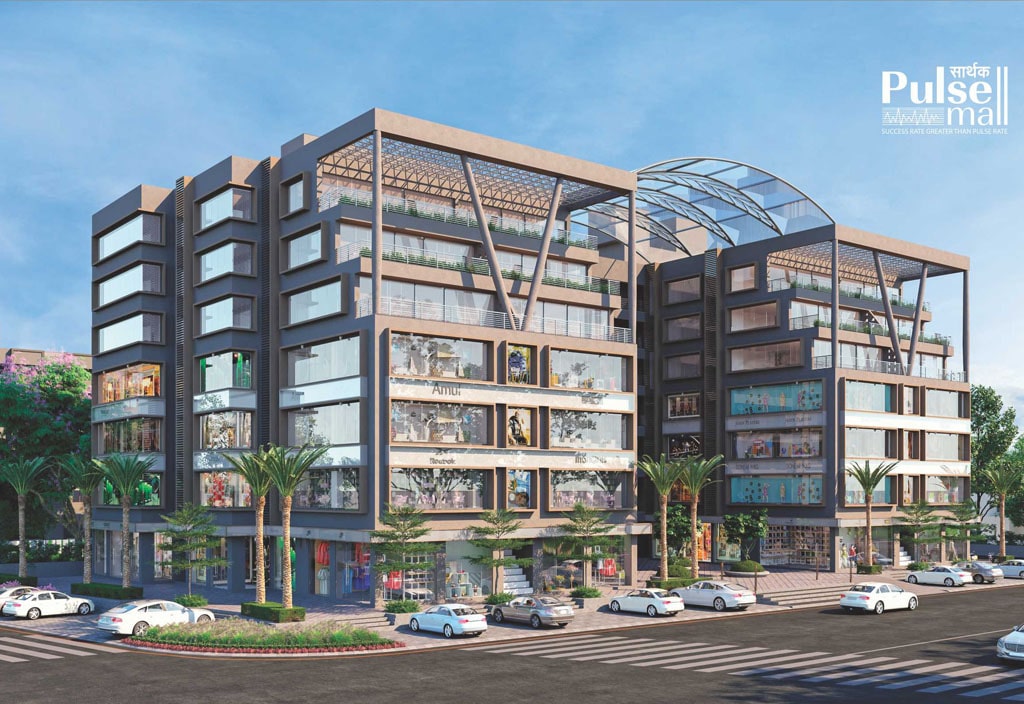 Commercial Spaces of Sarthak Pulse Mall at Koba