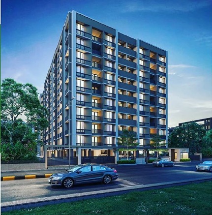 2 bhk Residential Apartment of Tulsi Heights at Kudasan