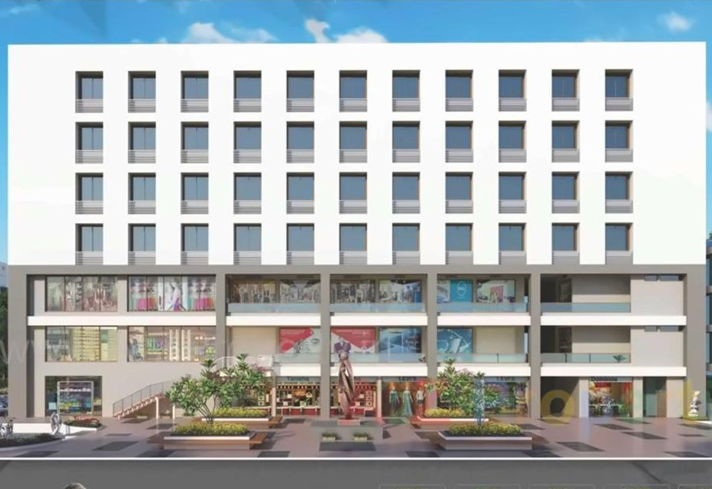 Commercial of Vrundavan Trade Center at Kudasan