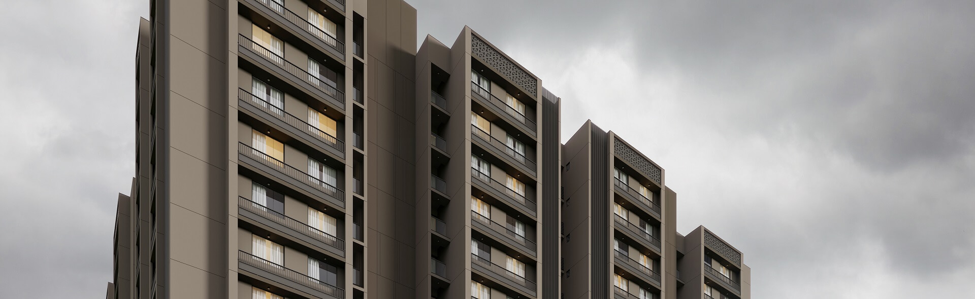 3 BHK Residential Apartment of Shivalik Park View 2 at Shela